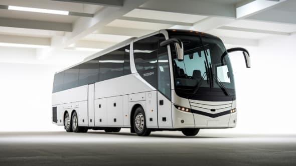 55-Passenger Charter Bus
