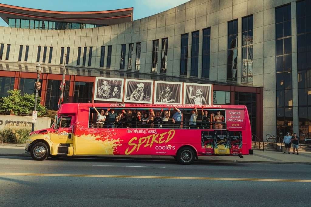 Nashville Open Air Party Bus