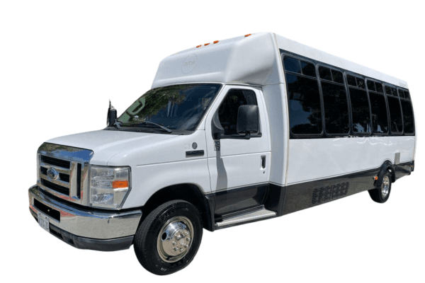 White 10-Passenger Stretch Limousine