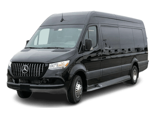 Black 12-Passenger Sprinter Van