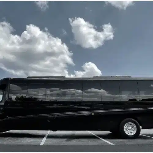 Black 56-Passenger Motor Coach