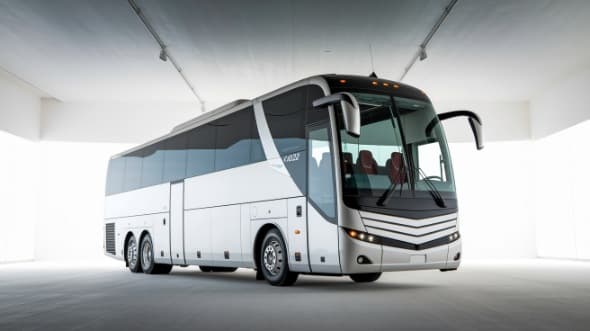 56-Passenger Charter Bus